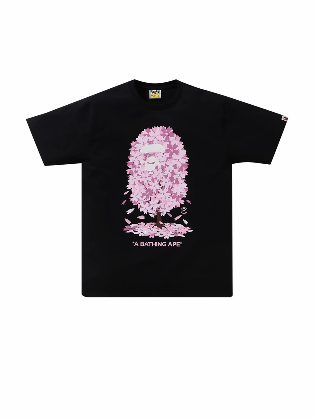 Bape Sakura black tee XL